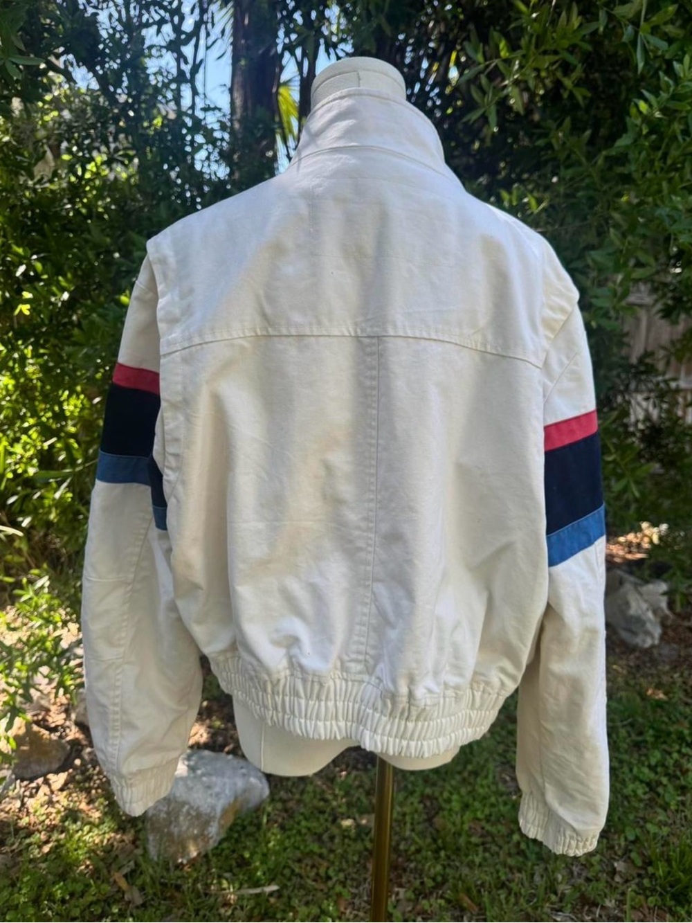 MANGO Selection Racing-Inspired Cotton Moto Jacket - Picture 3 of 8